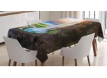 Abakuhaus Tovaglia Islanda, Cascata Seljalandsfoss, Stampa Personalizzata Con Colori Vivaci, Lavabile, Impermeabile, Non Sbiadisce, 140 X 170 Cm, Multicolore