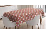 Abakuhaus Tovaglia Floreale, Fiori Disegnati A Mano, Adatta Per Interni Ed Esterni, Lavabile, Stampa Chiara, Non Sbiadisce, 140 X 170 Cm, Rosa Caramello