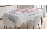 Abakuhaus Tovaglia Bohemien, Axolotl Little Monster, Adatta Per Interni Ed Esterni Lavabile Stampa Chiara Nessuno Scolorimento, 140 X 170 Cm, Multicolore