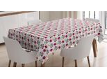 Abakuhaus Tovaglia Astratta, Motivo Floreale Stravagante E Cartoonesco, Adatta Per Interni Ed Esterni, Lavabile, Stampa Chiara, Non Sbiadisce, 140 X 170 Cm, Multicolore
