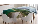 Abakuhaus Tovaglia Paesaggio, Lago E Montagne Escursionismo, Adatta Per Interni Ed Esterni Lavabile Stampa Chiara Nessuno Sbiadimento, 140 X 170 Cm, Multicolore