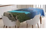 Abakuhaus Tovaglia Paesaggio, Aerial Vista Peyto Lake, Stampa Personalizzata Con Colori Vivaci, Lavabile, Impermeabile, Non Sbiadisce, 140 X 170 Cm, Multicolore