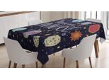 Abakuhaus Tovaglia Con Proverbio, Ispirazione Alla Legge Di Attrazione, Adatta Per Interni Ed Esterni, Lavabile, Stampa Chiara, Non Sbiadisce, 140 X 170 Cm, Indaco Multicolore