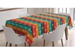 Abakuhaus Tovaglia Azteca, Stile Boemo, Adatta Per Interni Ed Esterni Lavabile Stampa Chiara Nessuno Scolorimento, 140 X 170 Cm, Multicolore