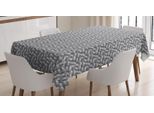Abakuhaus Tovaglia Astratta, Semicerchi In Scala Di Grigi, Adatta Per Interni Ed Esterni Lavabile Stampa Chiara Nessuno Sbiadimento, 140 X 170 Cm, Pale Taupe Grigio Scuro