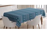 Abakuhaus Tovaglia Etnica, Alpaca-Lama Sudamericana, Adatta Per Interni Ed Esterni Lavabile Stampa Chiara Nessuno Scolorimento, 140 X 170 Cm, Verde Acqua Scuro Viola Pastello
