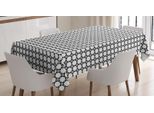 Abakuhaus Tovaglia Astratta, Stampa Classica Semplificata, Adatta Per Interni Ed Esterni, Lavabile, Stampa Chiara, Non Sbiadisce, 140 X 170 Cm, Grigio Antracite Bianco