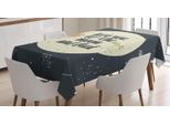 Abakuhaus Tovaglia Con Proverbio, Amore, Affetto, Cura, Romanticismo, Adatta Per Interni Ed Esterni, Lavabile, Stampa Chiara, Non Sbiadisce, 140 X 170 Cm, Guscio D'uovo Blu Ardesia Scuro