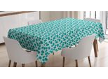 Abakuhaus Tovaglia Astratta, Modern Minimalistic Dots, Adatta Per Interni Ed Esterni Lavabile Stampa Chiara Nessuno Sbiadimento, 140 X 170 Cm, Seafoam Scuro