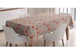 Abakuhaus Tovaglia Floreale, Simplistic Mohnblu, Adatta Per Interni Ed Esterni Lavabile Stampa Chiara Nessuno Scolorimento, 140 X 170 Cm, Coral Sepia