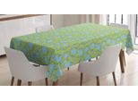 Abakuhaus Tovaglia A Foglie, Motivi Cartoon, Adatta Per Interni Ed Esterni, Lavabile, Stampa Chiara, Non Sbiadisce, 140 X 170 Cm, Blu, Giallo, Verde