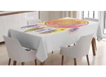 Abakuhaus Tovaglia Orientale, Mandala Acquerellato In Stile Boho, Adatta Per Interni Ed Esterni, Lavabile, Stampa Chiara, Non Sbiadisce, 140 X 170 Cm, Multicolore