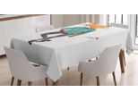 Abakuhaus Tovaglia Con Caricatura, Fox Guy Acquerello, Adatta Per Interni Ed Esterni, Lavabile, Stampa Chiara, Non Sbiadisce, 140 X 170 Cm, Multicolore