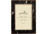 Goldbuch Cornice Per Ritratto In Metallo Marmo 10X15 Cm Nero
