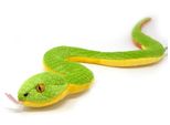 Cornelissen - Peluche - Pit Viper, Serpente (Verde Giallo) - 44 Cm