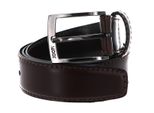 Joop! Pelle Cintura Quilted Coll. Belt 3,5 Cm W90 D`Brown Marrone Scuro
