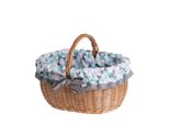 Cesto Della Spesa In Vimini / Cesto Regalo 42X34 H 23/36 Cm