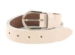 Vanzetti Pelle Cintura Slim Belt W75 Cream Avorio