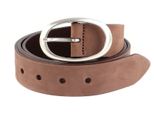 Vanzetti Pelle Cintura Classics 35Mm Full Leather Belt W75 Darkbrown Marrone