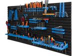 Parete Attrezzi 154 X 78 Cm Scaffale Per Officina Porta Attrezzi Porta Attrezzi Blu Garage In Plastica Parete Per Officina