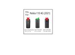 Custodia In Pelle Con Clip Da Cintura Per Nokia 105 / 110 4G