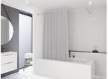 Tenda Da Doccia In Peva Grigio Chiaro Molte Misure Diverse (180X200 Cm)