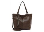 Suri Frey Borsa Shopper Borsa A Tracolla Livy Shopper Mud Marrone Scuro