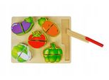 Affettaverdure In Legno Con Chiusura A Velcro + Coltello KXM-601