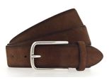 Vanzetti Pelle Cintura Velours Belt W115 Baileys Marrone