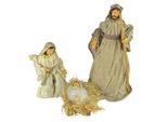 Graziose Statuine Da Travestimento Sacra Famiglia 3 Pezzi, Circa 26 Cm, Cr 38199