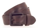 Mustang Pelle Cintura Leather Belt 40Mm W90 Brown Marrone Scuro