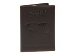 The Chesterfield Brand Pelle Caso Di Identificazione Passport Case Brown Marrone Scuro
