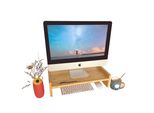 Waohoho Supporto Per Monitor In Bambù Per Monitor Di Computer, Laptop E Televisori