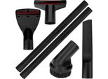 Set Sillar: 2X Tubo Di Plastica E 4 Ventose - Diametro Interno 35Mm Ricambio Per Karcher, Parkside, Bosch, Siemens, Miele, Moulinex, Profi, Einhell, Macallister - Sostituzione