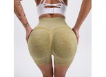 Leggings Corti Push Up-Khaki/M KP14792