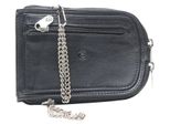 Esquire Caso Chiave Logo Key Case Black Nero