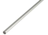Alberts 498030 Barra Rotonda, Alluminio, Anodizzato Argento, 1000 X 12 Mm, Set Di 4