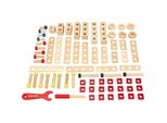 Jeujura Kit In Legno Per Piccolo Bricolage 70 Pezzi