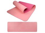 Lifefit® Yoga Mat Relax Duo, 183X58X0,6Cm, Rosa