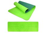 Lifefit® Yoga Mat Relax Duo, 183X58X0,6Cm, Verde