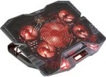 Evolveo Ania 5R, Supporto Di Raffreddamento Per Computer Portatile, Retroilluminazione Rossa, Regolabile, Reg.Rpm, Display