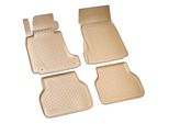 3D Tappetini In Gomma Per Bmw 5Er E39 Soda Touring Bj 1995-2004 Beige Rand