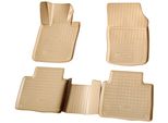 Tappetini In Gomma 3D Per Volvo V90 Ii S90 Da Bj 2016> Beige Rand