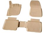 Tappetini In Gomma 3D Per Ford Mondeo V | Bj Dal 2014> | Beige Personalizzati Con Bordo
