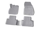 Tappetini In Gomma 3D Per Opel Zafira C Tourer | 2011-2019 | Grigio Con Bordo