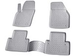 3D Gomma Tappetini Per Volvo S40 Ii / V50 Anno Di Cost. 2004-2012 Grigio Con