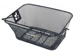 Basil 31009 Cestino Ruota Posteriore Tigre 22 X 30 X 12 Cm, A Maglie Strette, Con Staffa, Nero