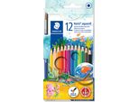Staedtler Matita Acquerello Noris Club Aquarell, Confezione Da 12 Pezzi
