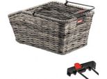 Klickfix 0315RSGR Cestino Ruota Posteriore Structura Gt Per Racktime 44X24X20Cm, Intrecciato 18 Litri, Grigio