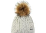 EisbÄR Afra Lux , Taglia Unica, Bianco, Cappello Invernale, Parzialmente Foderato, 80111